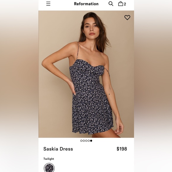 Reformation Dresses & Skirts - Reformation Blue Floral Dress - Worn Once